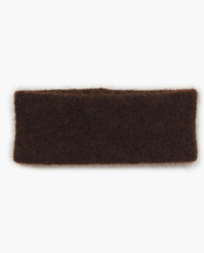 Nohr Gabriella Wool Mohair Headband Brown – Pannebånd i ull og mohair