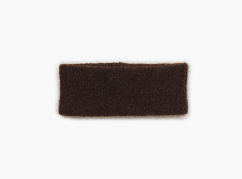 Nohr Gabriella Wool Mohair Headband Brown – Pannebånd i ull og mohair