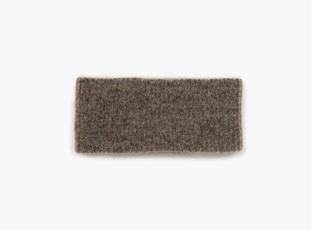 Nohr Gabriella Wool Mohair Headband Tan– Pannebånd i ull og mohair
