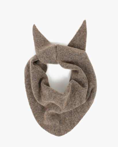 Nohr Gabriella Wool Mohair Triangle Tan – Trekantskjerf i ull & mohair