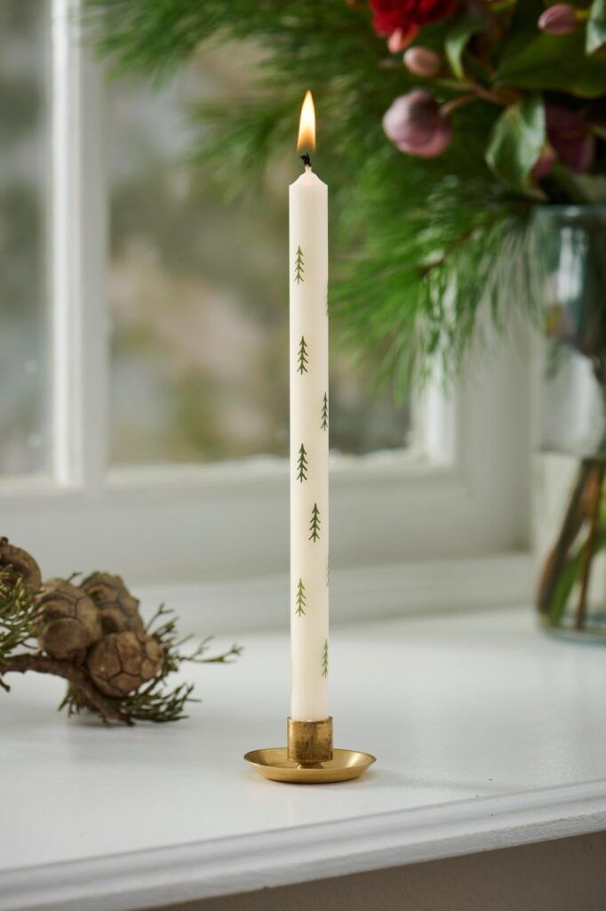 Ib Laursen Lysestake Børstet Messing 1,3cm