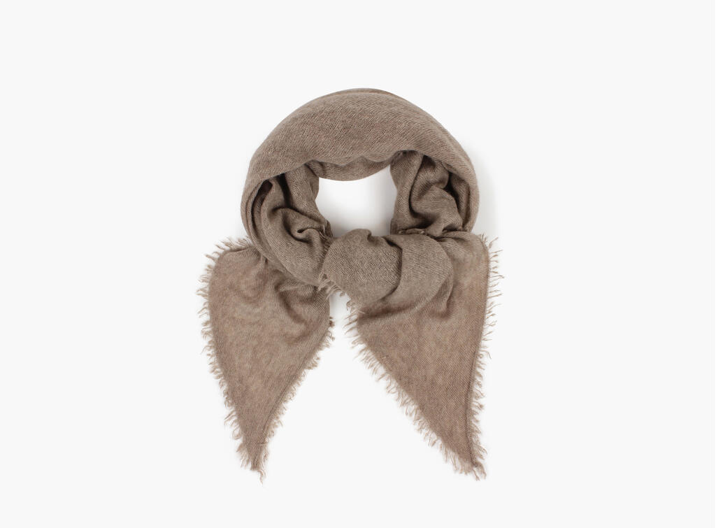Nohr Mona Cashmere Scarf Brun - Bilde 3