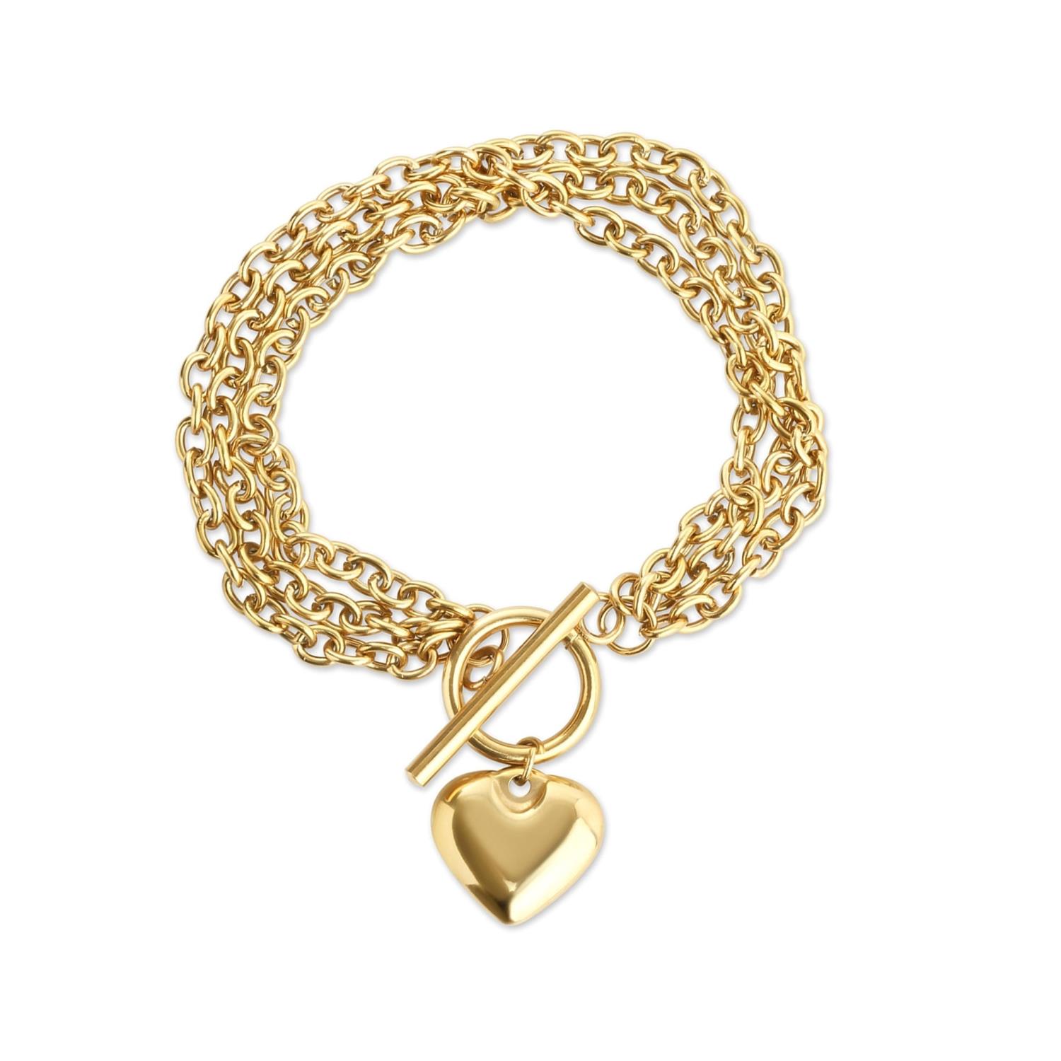 Timi Of Sweden Emilia Heart Chain Bracelet - Bilde 2