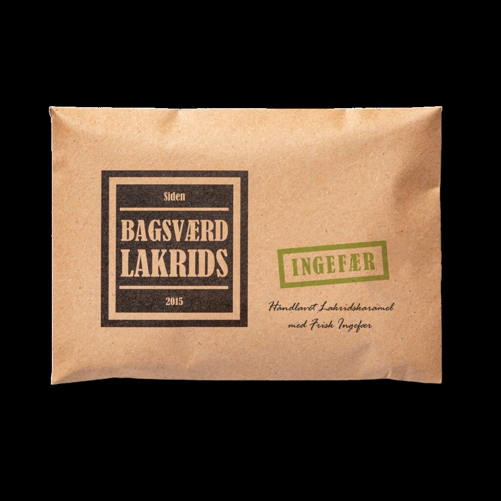 Bagsværd Lakrids Ingefør 160g