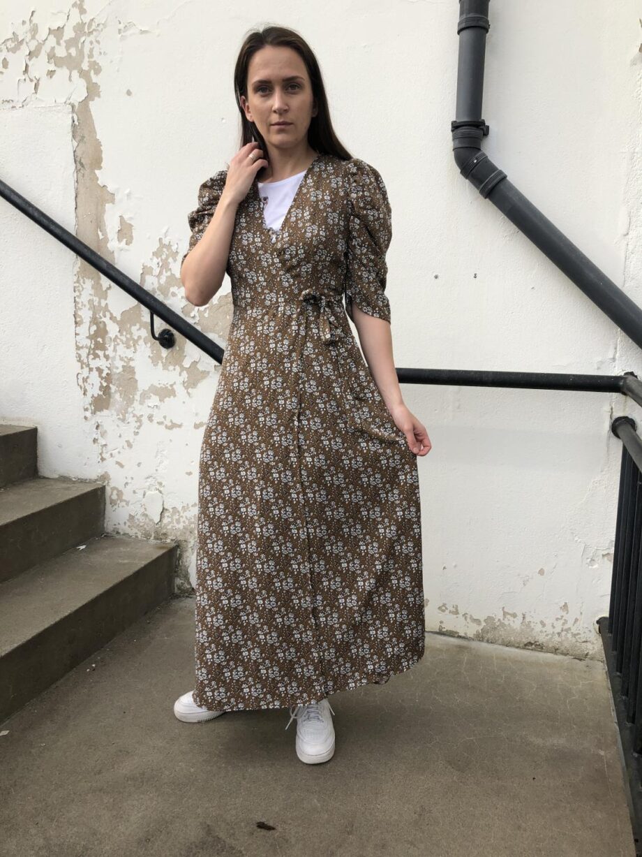 Eclipse Flower Wrap Dress