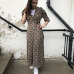 Eclipse Flower Wrap Dress