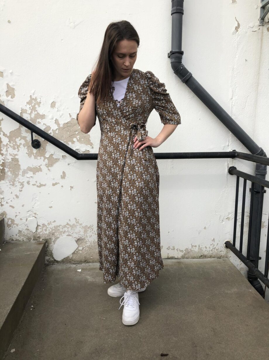 Eclipse Flower Wrap Dress