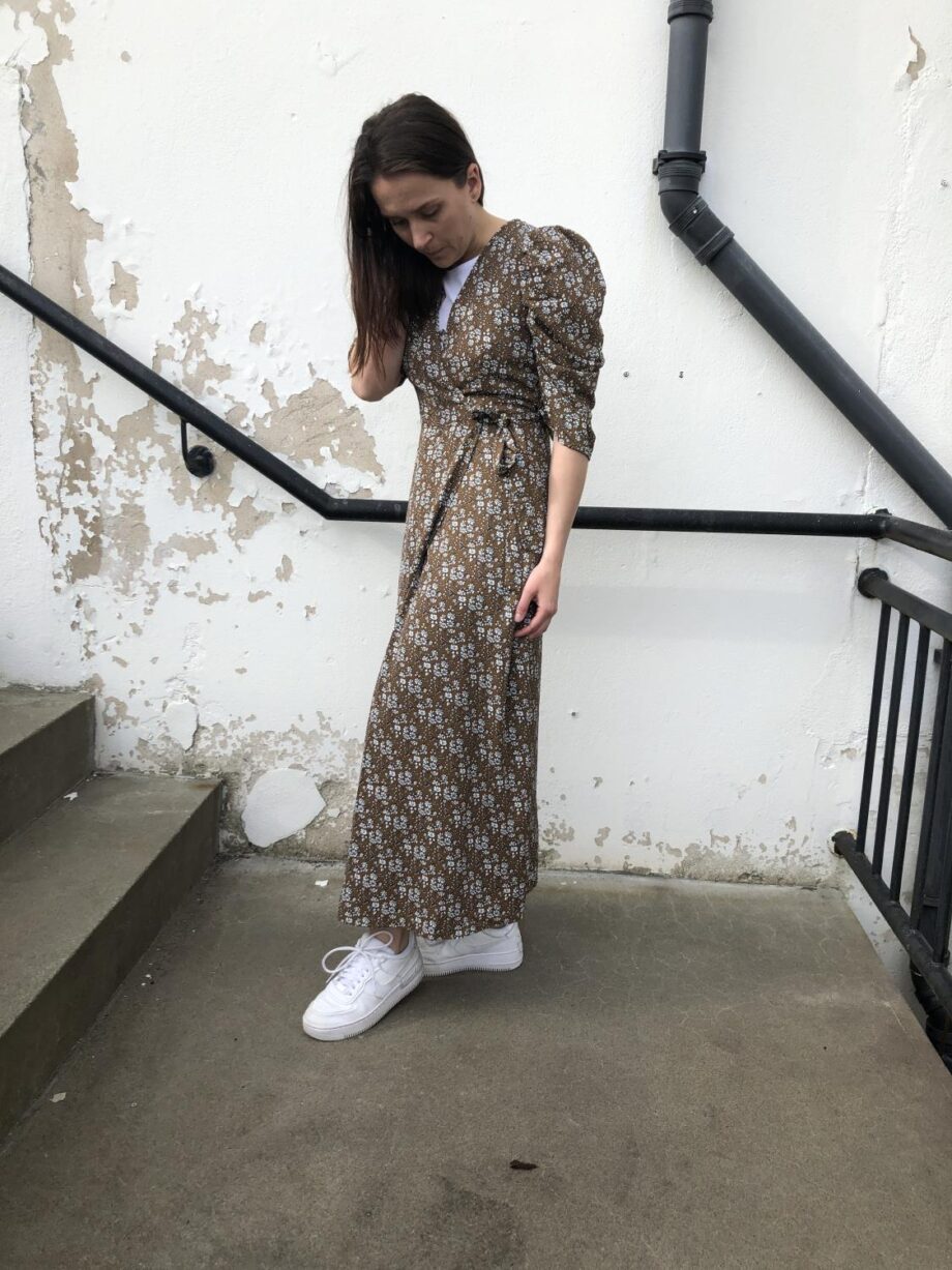 Eclipse Flower Wrap Dress