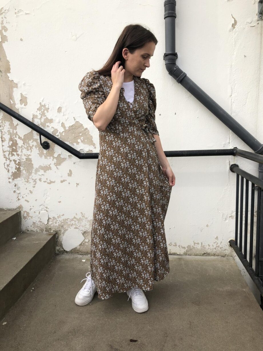 Eclipse Flower Wrap Dress