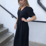 Wynona-Damina 2/4 Ankle Slit Dress