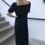 Wynona-Damina 2/4 Ankle Slit Dress