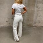 Tomorrow Denim Keerse flare Jeans Ecru