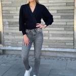 Tomorrow denim Hepburn HW Mom Vintage Grey