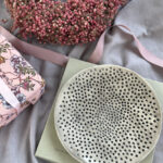 East of India Rustic Plate Dimpled Spot