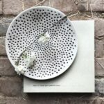 East of India Rustic Plate Dimpled Spot