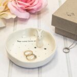 East of India Jewllery Dish "Some Bunny Loves You"
