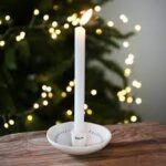 Porcelain Candle Holder Peace