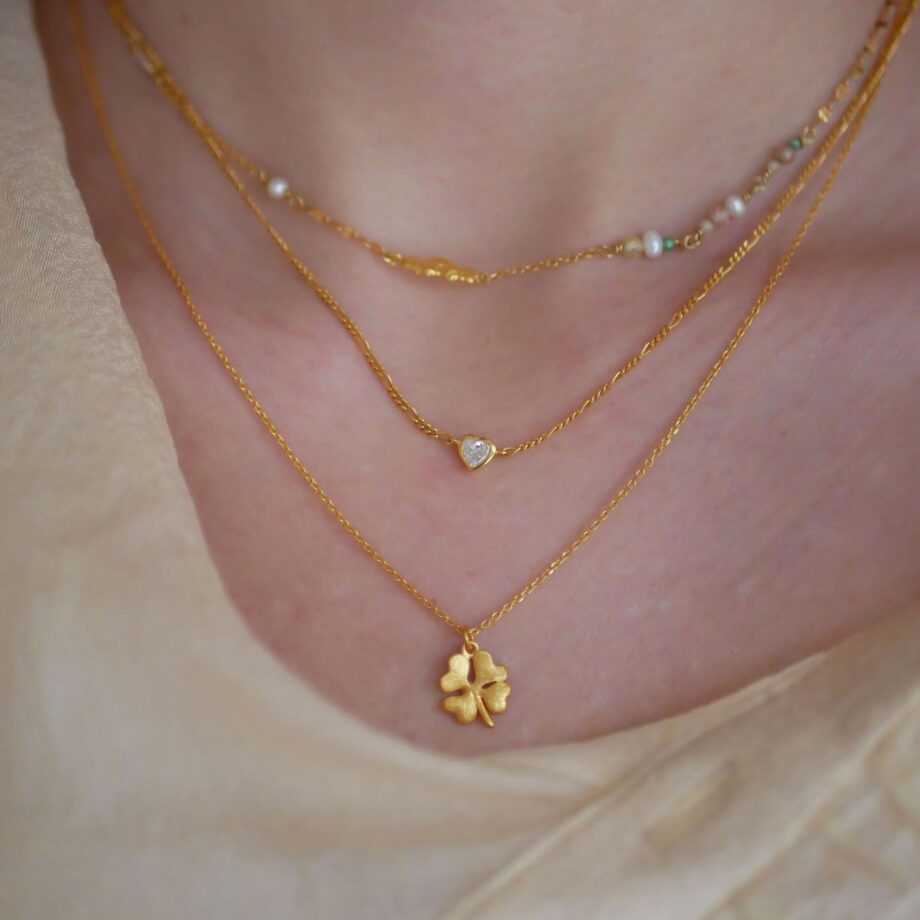 Enamel Copenhagen Necklace Loveable clear