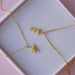 Enamel Copenhagen Necklace Jellyfish Light Blue