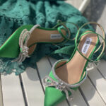 Steve Madden Leia Green Satin