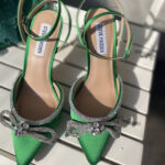 Steve Madden Leia Green Satin