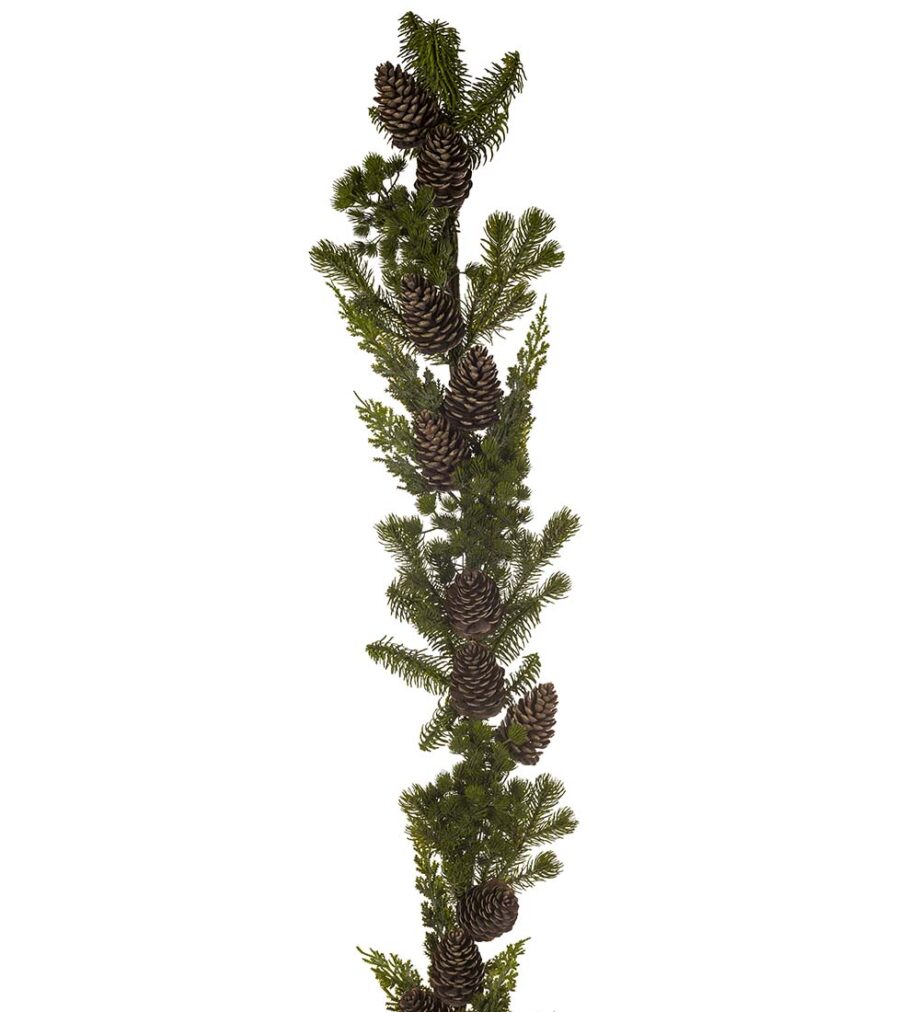 Mr. Plant Girlander med kongler 155 cm