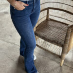 Tomorrow Denim Albert High Waisted Flare Denim Blue Farsund