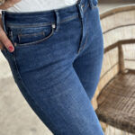 Tomorrow Denim Albert High Waisted Flare Denim Blue Farsund