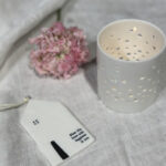 Søgne Home Hvit T-lysholder Dots