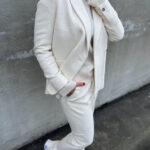 Rue De Tokyo Classic Pant with pleats Ivory