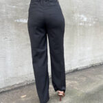 Rue De Tokyo Classic Pants with Pleats Black